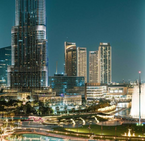 Prime 2BR Apartment with Burj Khalifa and Fountain Views - Next to Dubai Opera and Near Dubai Mall